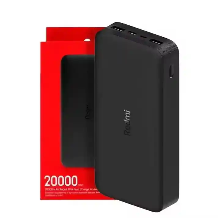Power Bank Cargador Portátil 20000mah Xiaomi Redmi Power Bank 18w Usb-c