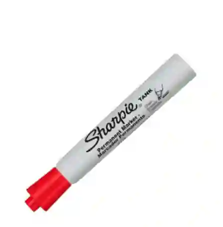 Marcador Permanente Sharpie Rojo