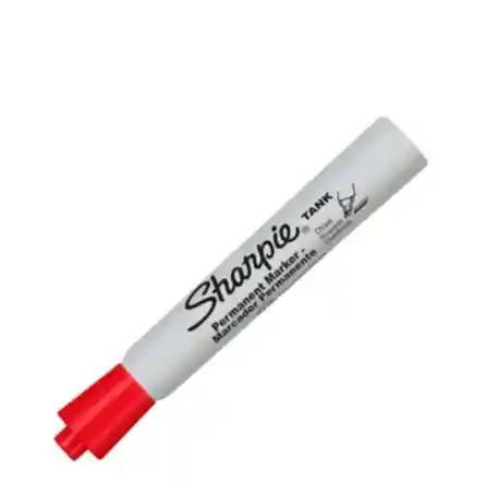 Marcador Permanente Sharpie Rojo