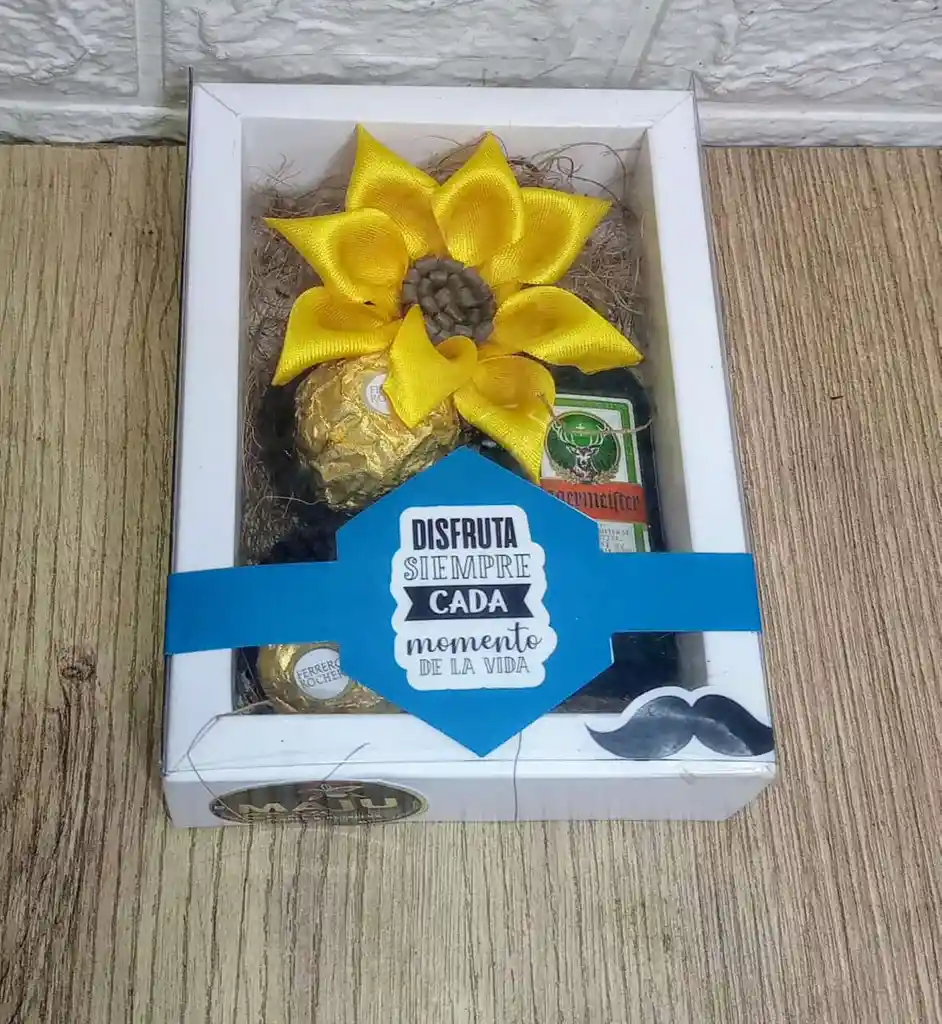 Regalo Con Licor Y Chocolates