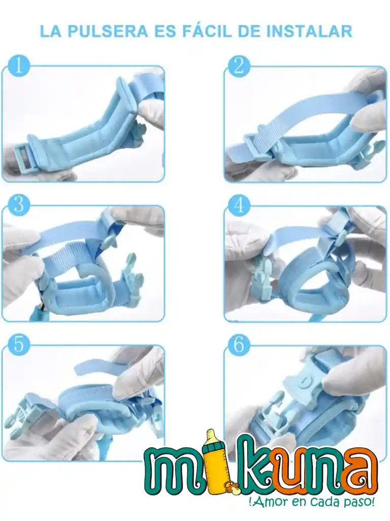 Manilla De Seguridad Azul