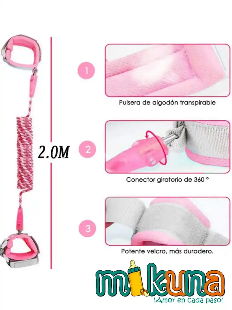 Manilla De Seguridad Rosa