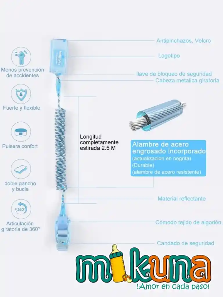 Manilla De Seguridad Rosa