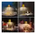 Lámpara Farol De Mesa Recargable Táctil 3 Tonos De Luz Dorado Innovo Home