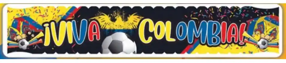 Banner Futbol Viva Colombia