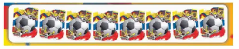 Feston Guirnalda Colombia Futbol Balon