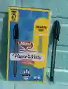 Lapicero Negro Kilometrico 100 Unidad