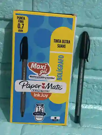 Lapicero Negro Kilometrico 100 Unidad