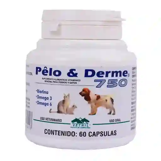 Pelo Y Derme 750 - 60 Tabletas