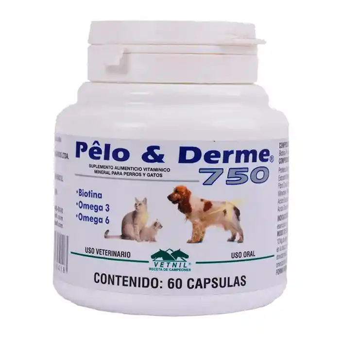 Pelo Y Derme 750 - 60 Tabletas