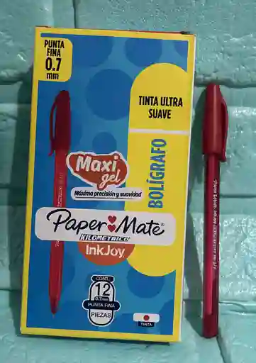 Lapicero Rojo Kilometrico 100 Unidad