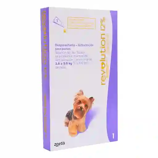 Revolution Perro 2.6 Kg - 5. Kg Pipeta