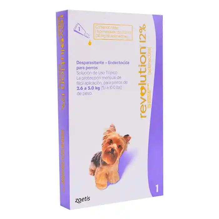 Revolution Perro 2.6 Kg - 5. Kg Pipeta