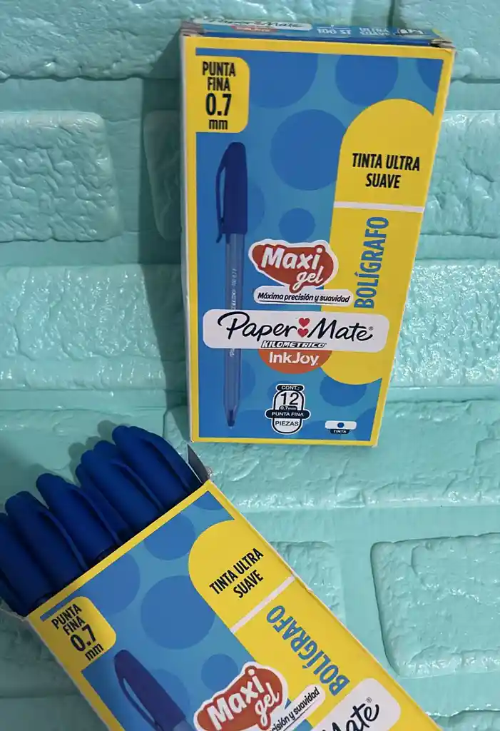 Lapicero Azul Oscuro Kilometrico 100 Caja X12 Unidades
