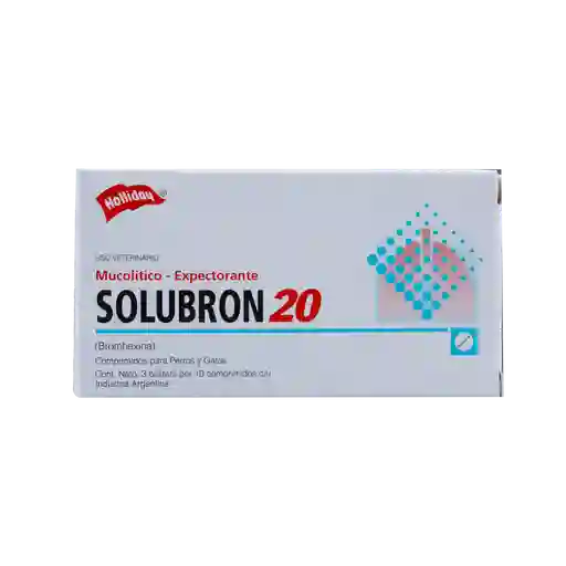 Solubron 20mg 10 Tabletas