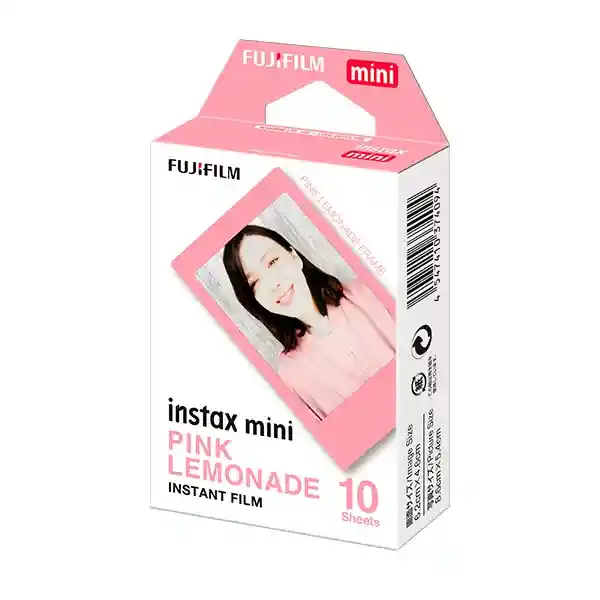 Pelicula Papel Fotografico Mini Instax Fujifilm Pink Lemonade