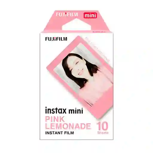 Pelicula Papel Fotografico Mini Instax Fujifilm Pink Lemonade