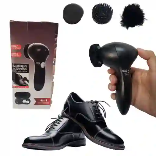Pulidor Eléctrico De Zapatos, Cepillo De Limpieza Multifuncional, Kit De Brillo De Zapatos