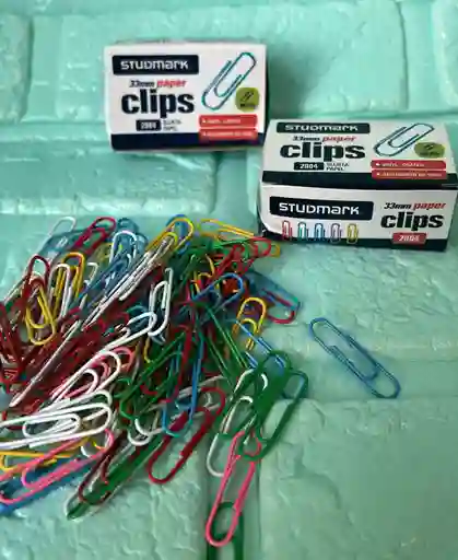 Clips Caja X100 Studmark Recubierto De Vinil