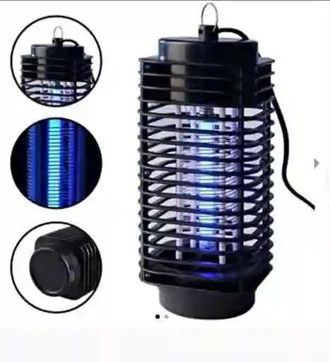 Lampara Electrica Mata Zancudos Mosquitos Atrapa Insectos