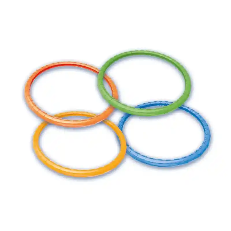 4 Anillos Flexibles De Agua Infantil Anillos De Buceo Para Piscina