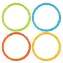 4 Anillos Flexibles De Agua Infantil Anillos De Buceo Para Piscina