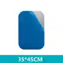 Placa De Metal Para Soporte Magnético Rectangular 35x45mm, Color Plateado