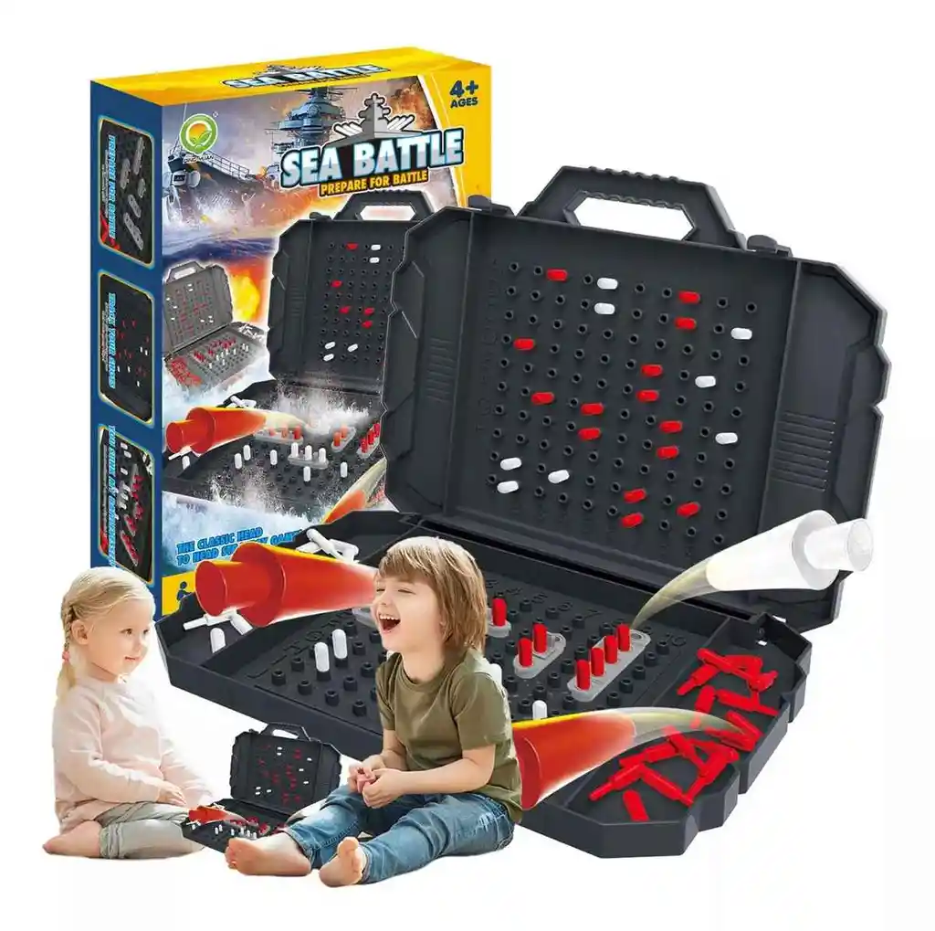 Juego De Mesa Didáctico Batalla Naval Para Niños