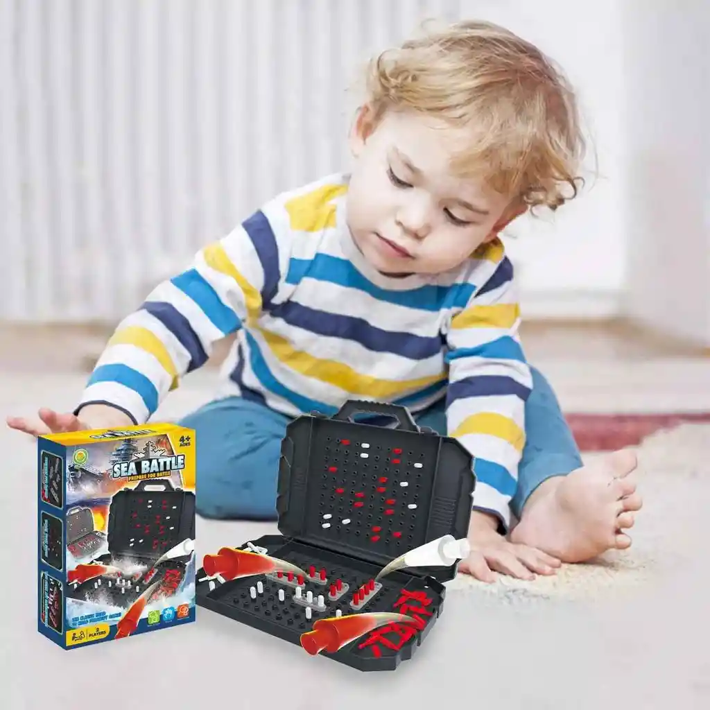 Juego De Mesa Didáctico Batalla Naval Para Niños