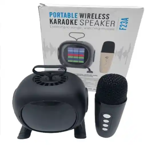 Mini Parlante Karaoke Recargable Inalambrico