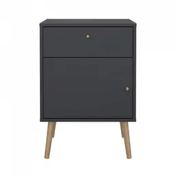 Mesa Noche Tvilum Bodo 50x39x72cm Gris