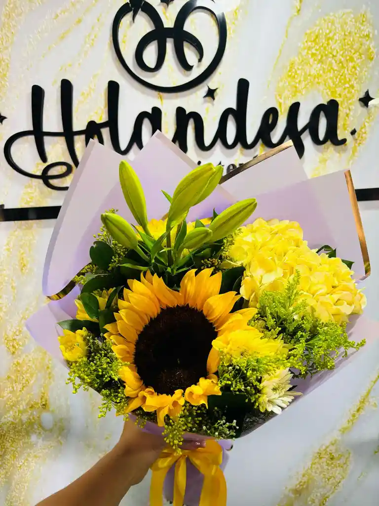 Bouquet En Flores Surtidas Amarillas