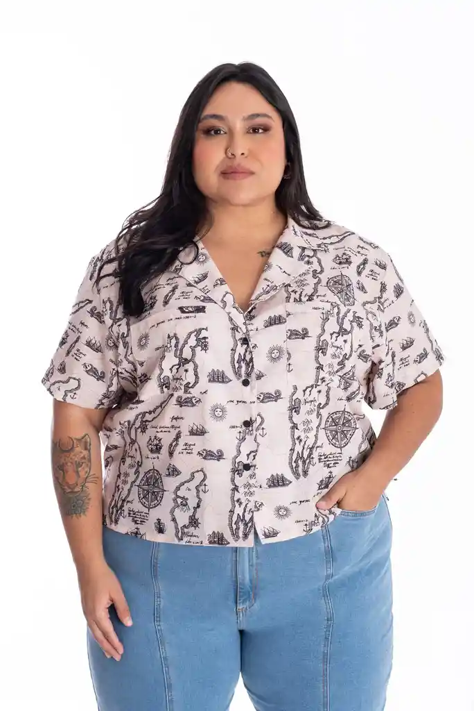 Camisa Travel Beige T22