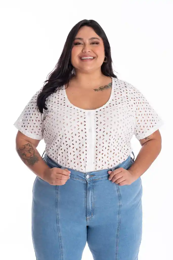 Blusa Kala Marfil T22