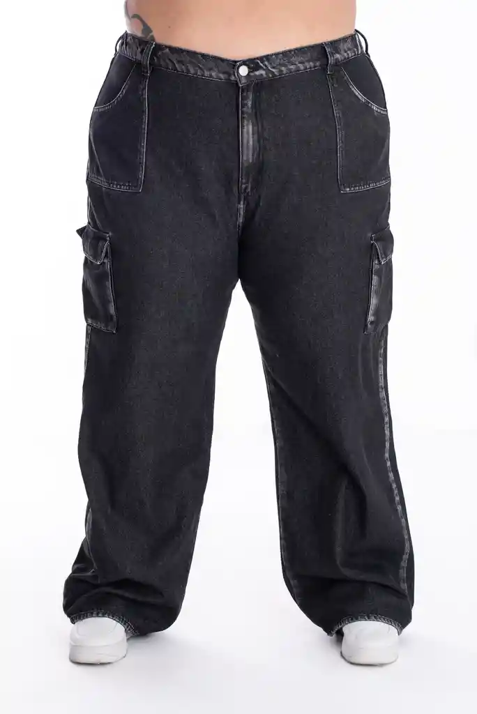 Jean Cargo Bota Recta Ng 335 T24