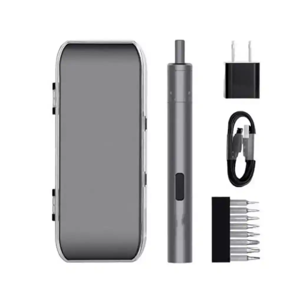 Mini Destornillador Eléctrico Recargable Ajustable + Estuche
