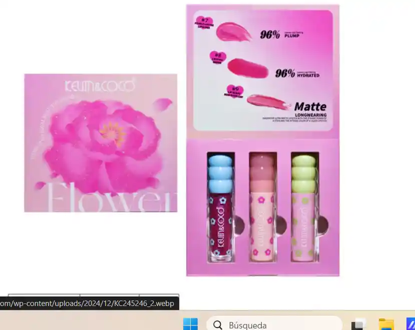 Kit Labiales Flower Kivincoco