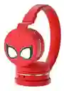 Audífonos Diadema Bluetooth Spiderman Hombre Araña Dr-41