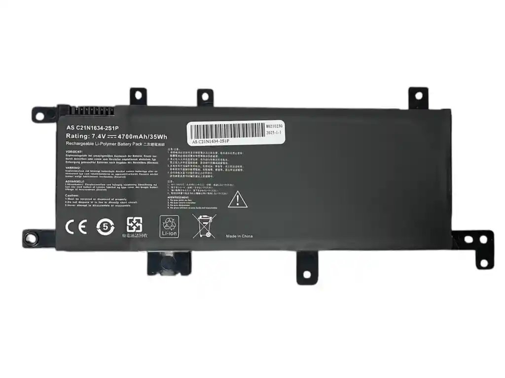 Bateria Portatil Para Asus C21n1634 A580u X/r542u Fl8000u V587u
