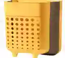 Cesta De Almacenamiento Plegable Canasta Adhesiva