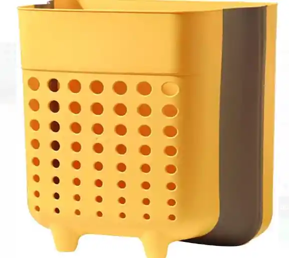 Cesta De Almacenamiento Plegable Canasta Adhesiva