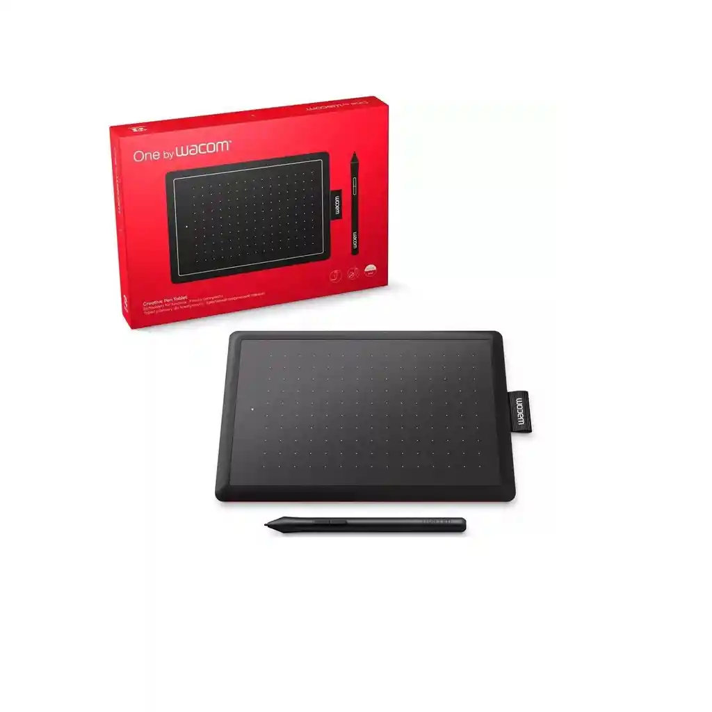 Combo Digitalizadora Wacom One Ctl472 Small + Base Steel 360