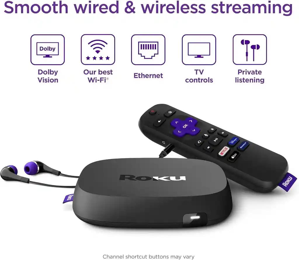 Roku Ultra Lt Hd/4k/hdr Hdmi Auriculares Control Mando De Voz