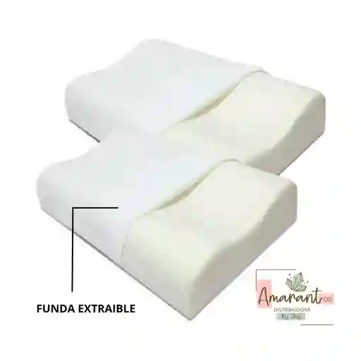 Set X2 Almohadas Memory Foam Cervical