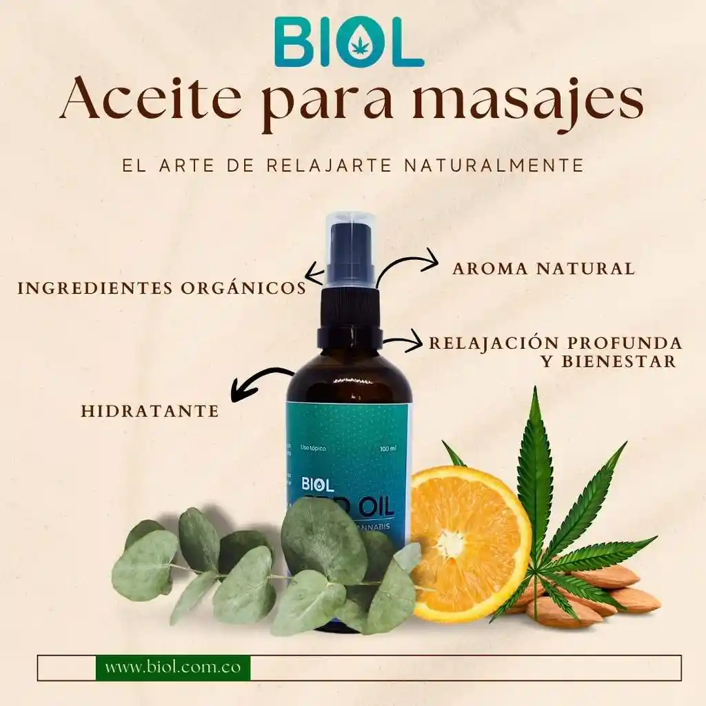 Aceite Emoliente Para Masajes Corporales