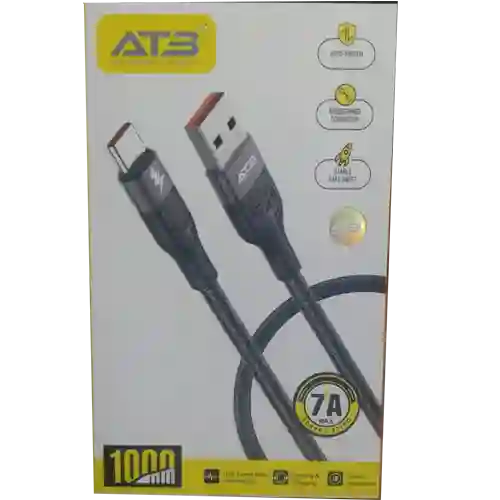 Cable De Datos Atb Tipo C Carga Rapida De 7 Amperios Ref: Atb-ca31