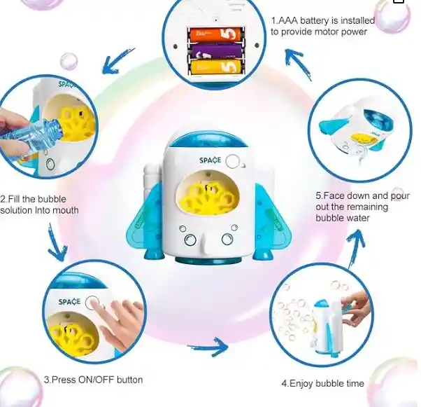 Burbujero Nave Espacial Burbujas