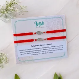 Pulseras Tejidas Para Compartir Dije Ala