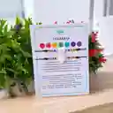 Set Pulseras 7 Chakras Corazón Para Compartir - Manillas De Protección