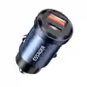 Cargador Carro Usb Tipo C Carga Rapida Iphone Samsung Huawei